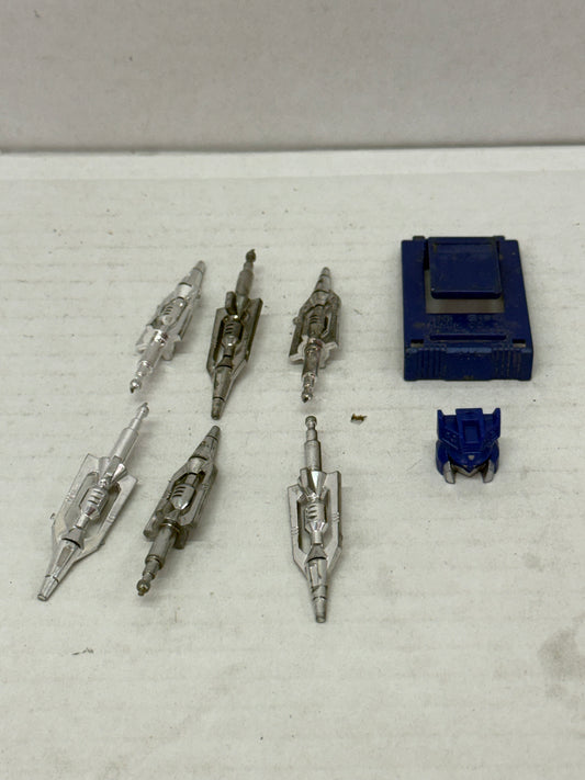 Vintage Hasbro 1984 Transformers G1 Soundwave Missiles Battery Cover Parts Lot