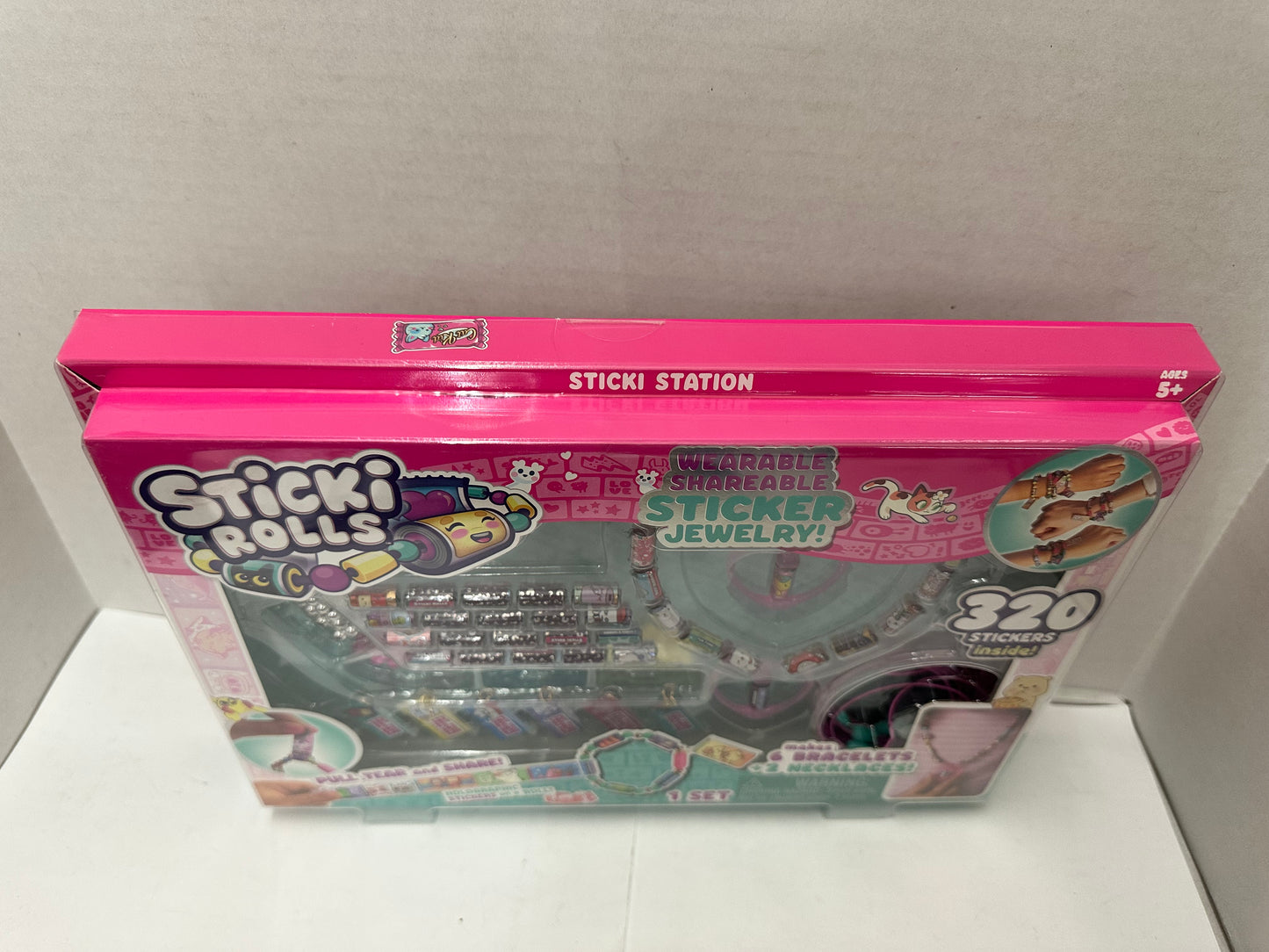 Sticki Rolls Craft Kit DIY Bracelet Sticker Set Kids Gift - 320 Stickers NEW