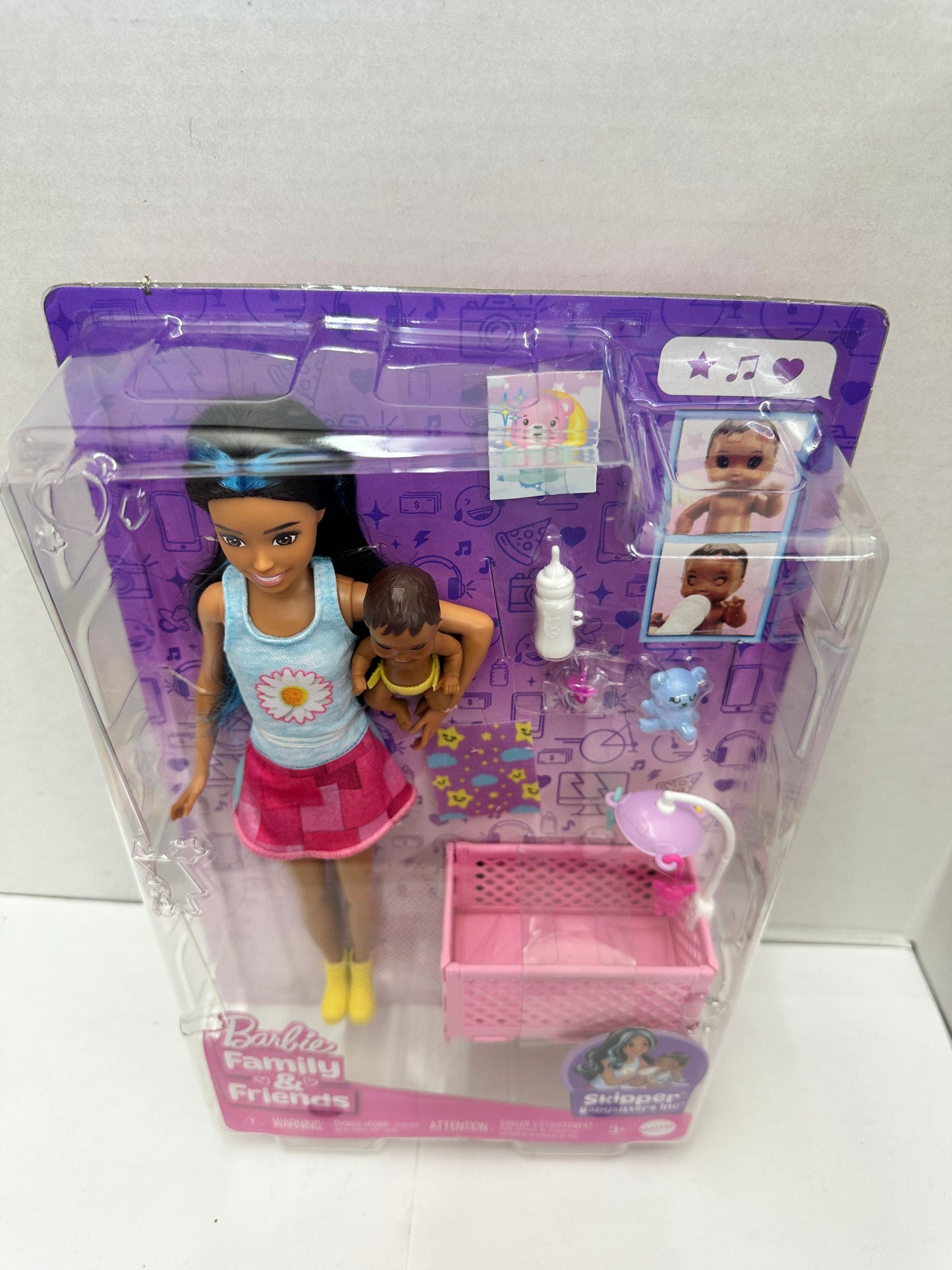Barbie Skipper Babysitters Inc Playset Multicolor Doll Bedtime Adventure