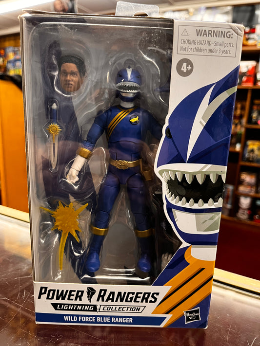 Power Rangers Lightning Collection Wild Force Blue Ranger 6" Action Figure