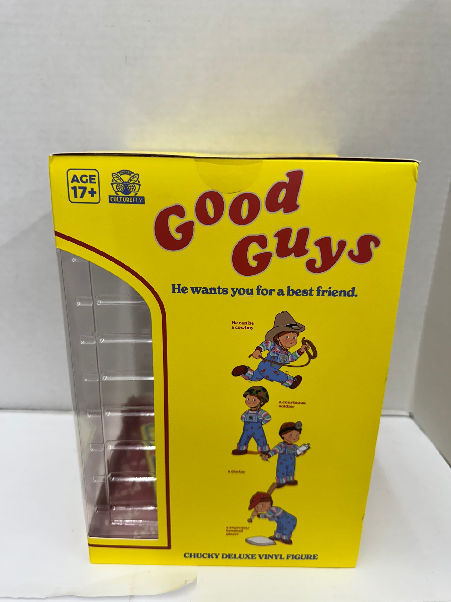 Chucky Deluxe Vinyl Figure Culturefly 9" Good Guys Charles Lee Ray New Sealed