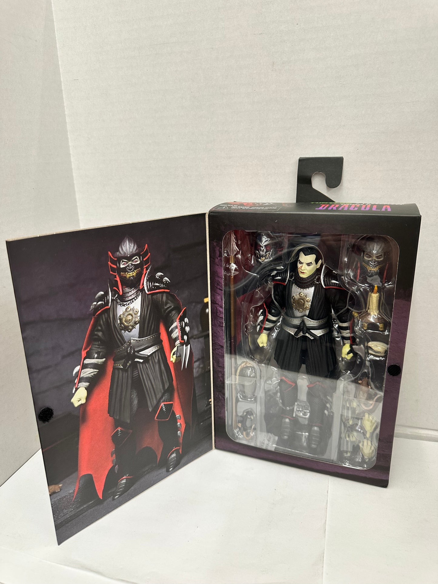 NECA TMNT x Universal Monsters Shredder as Dracula 7" Scale Action Figure New