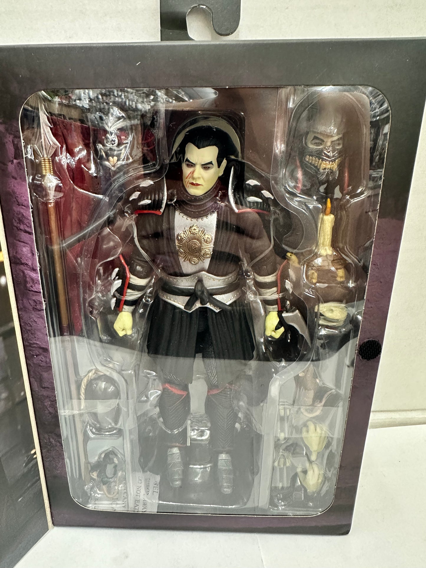 NECA TMNT x Universal Monsters Shredder as Dracula 7" Scale Action Figure New