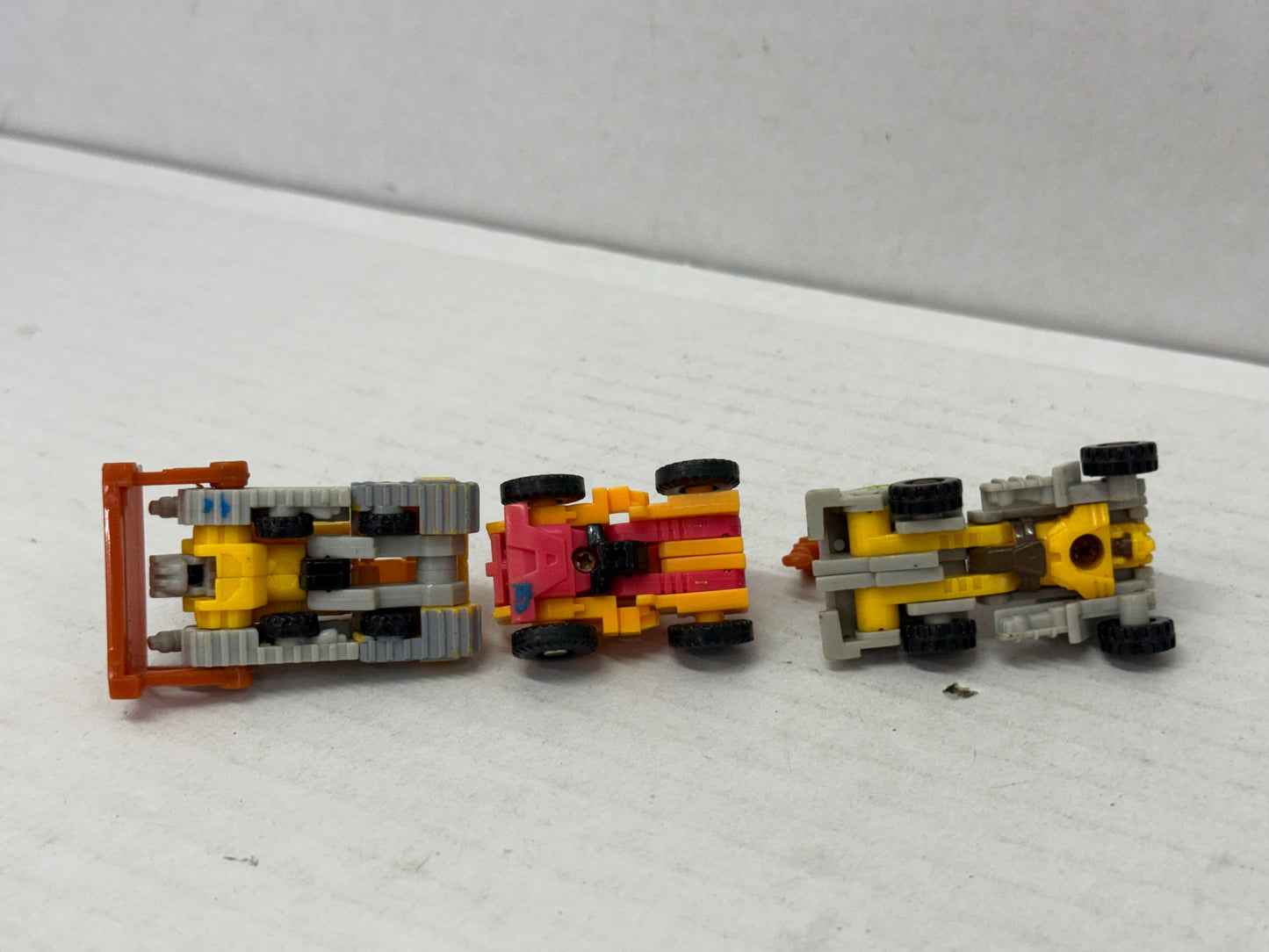 Transformers G1 VTG Micromasters 3 Bot Fig Lot Construction Patrol 1990 Hasbro