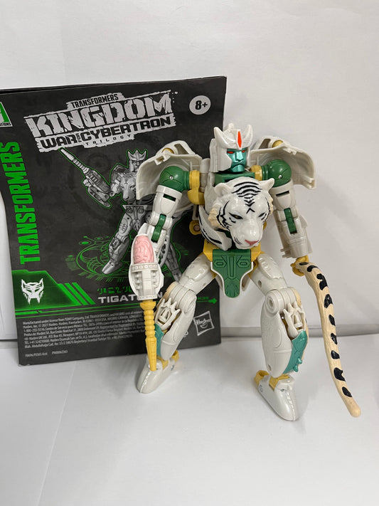 Transformers War For Cybertron Kingdom Voyager Tigatron Complete
