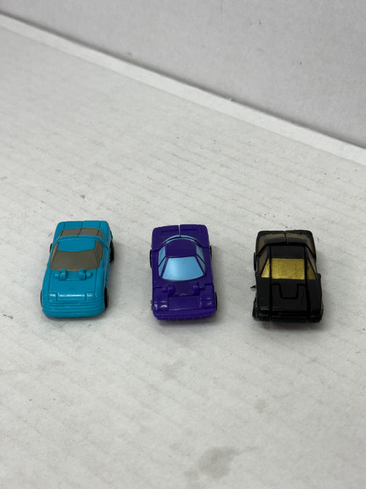 Micromasters Sports Car Patrol Set of 3 Transformers G1 Action Figures