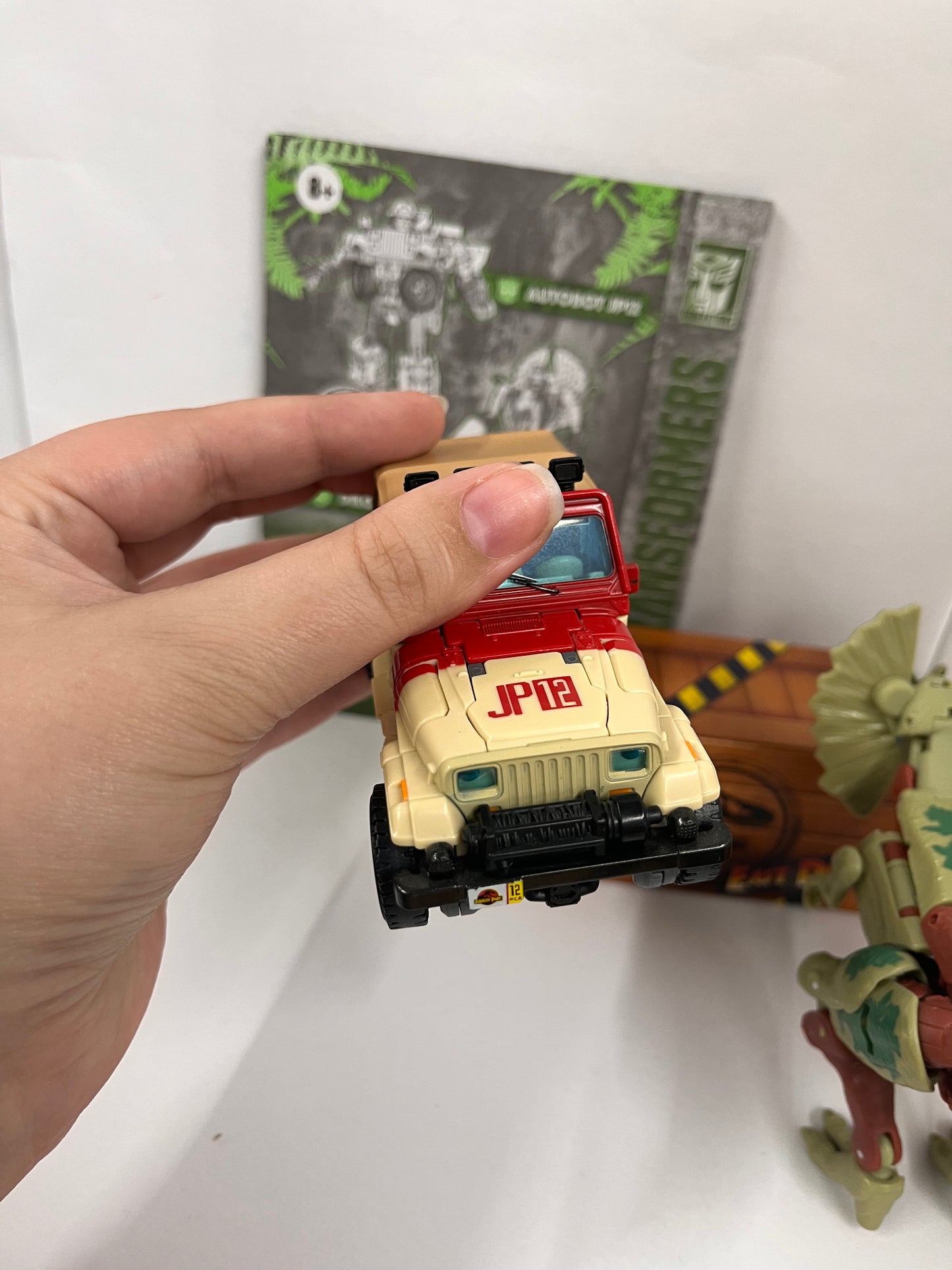 Jurassic Park Transformers Dilophocon Autobot JP12 Figure Mash-Up Pack