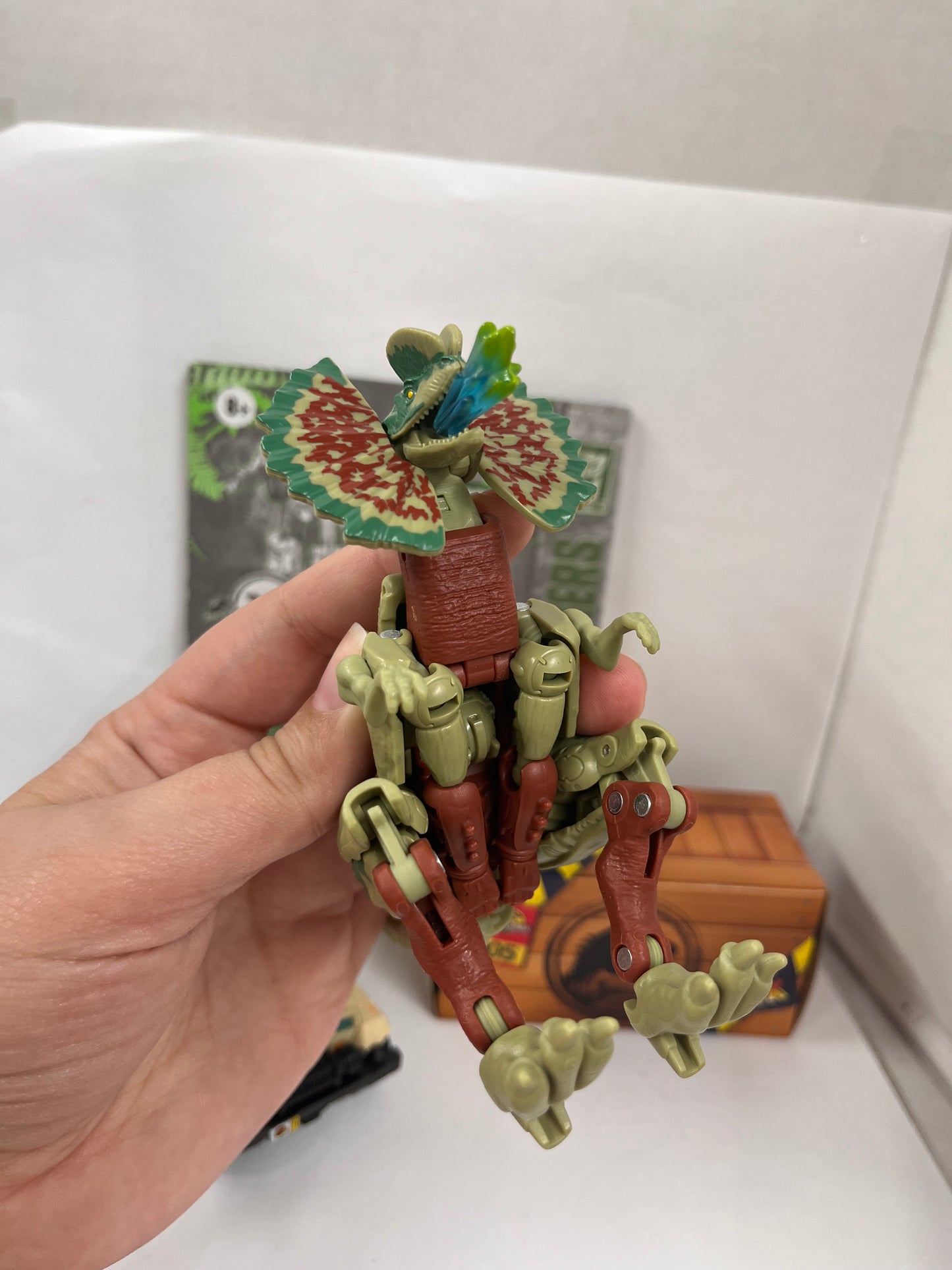 Jurassic Park Transformers Dilophocon Autobot JP12 Figure Mash-Up Pack