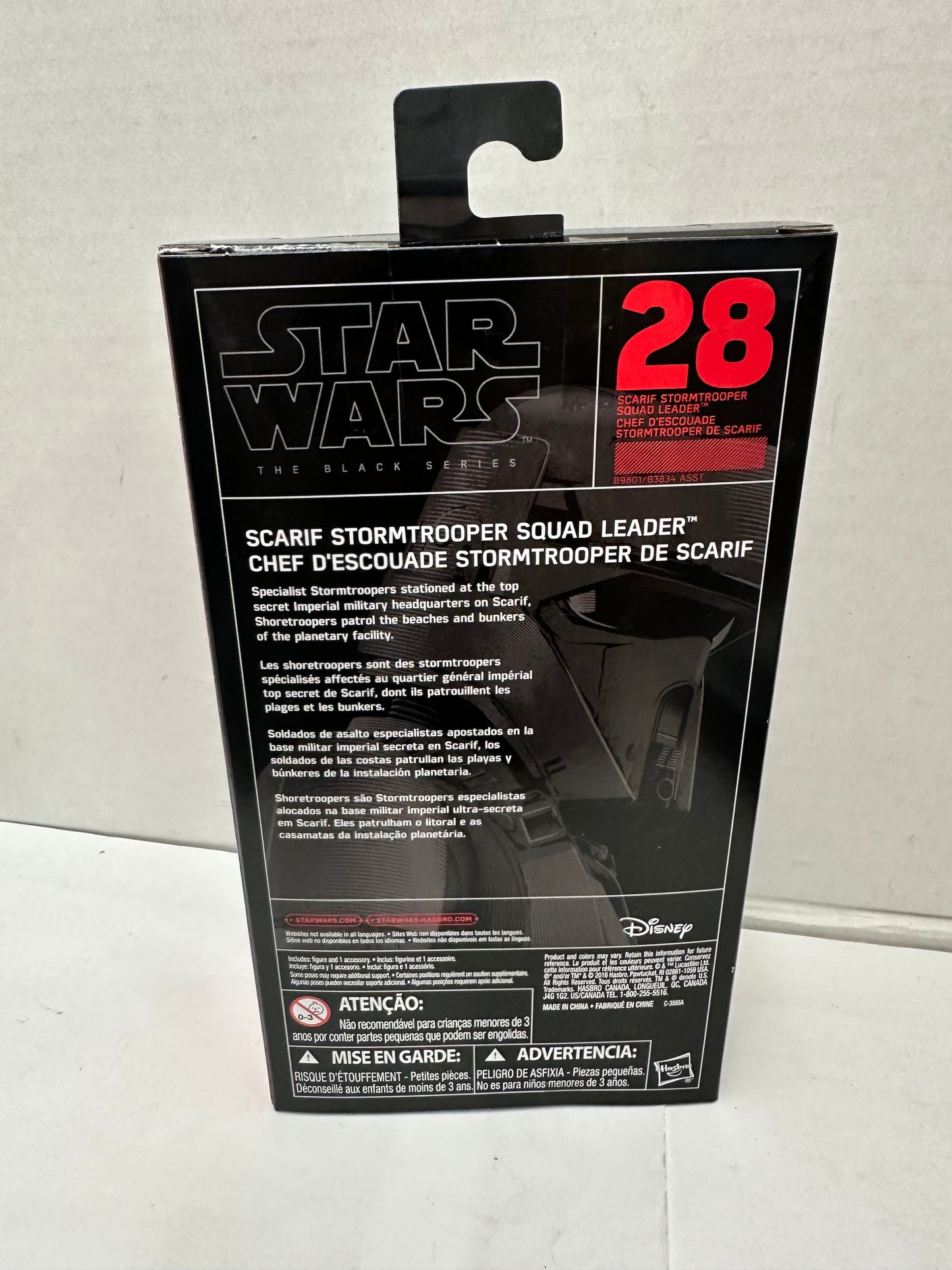 Star Wars 6" Black Series SCARIF STORMTROOPER SQUAD LEADER #28 - Sealed