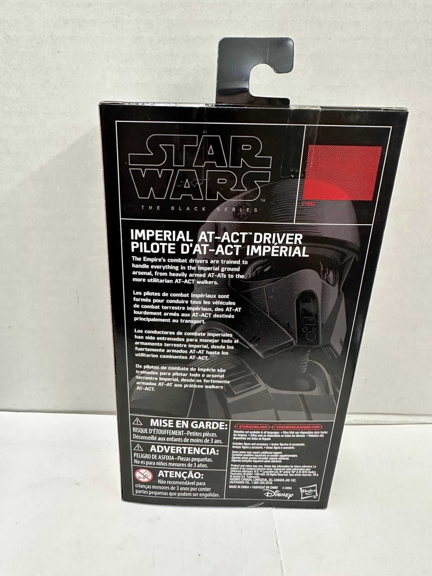 Star Wars Black Series Imperial AT-ACT Driver 6in Action Figure Hasbro 2016