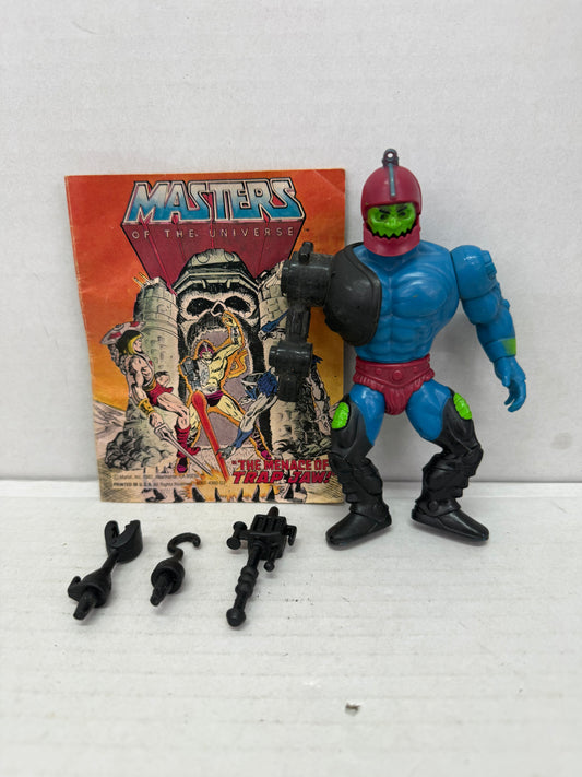 Vtg TRAP-JAW Motu Masters Of The Universe Original He-Man Action Figure Comic #1