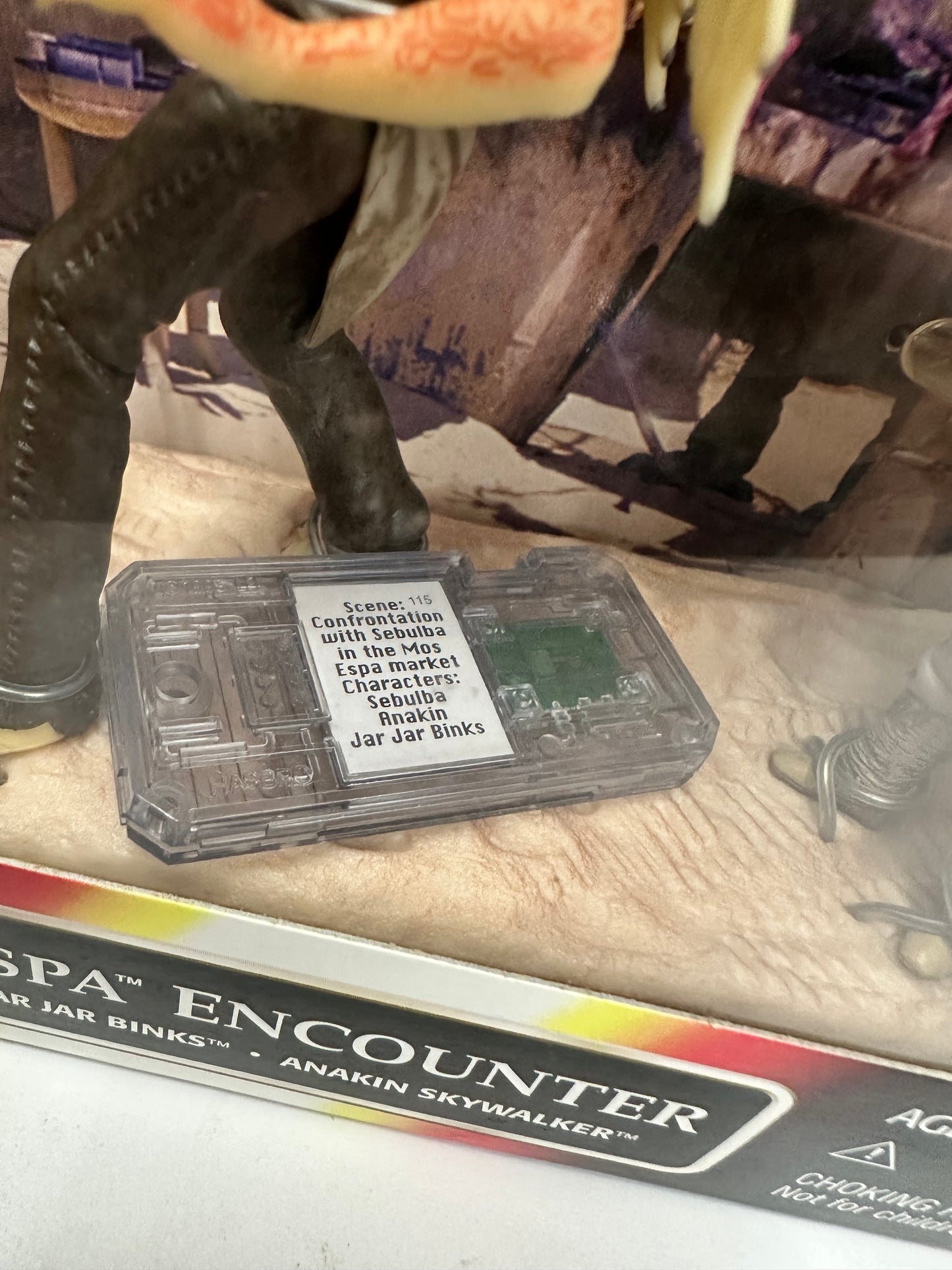Star Wars:  Episode 1 Mos Espa Encounter with Comm-Tech Chip Hasbro Vintage 1999