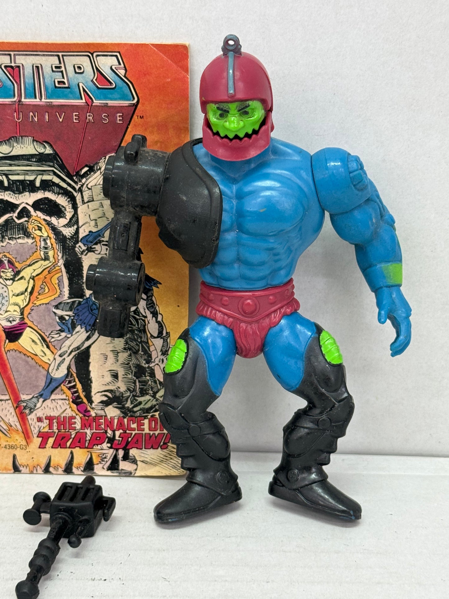 Vtg TRAP-JAW Motu Masters Of The Universe Original He-Man Action Figure Comic #1