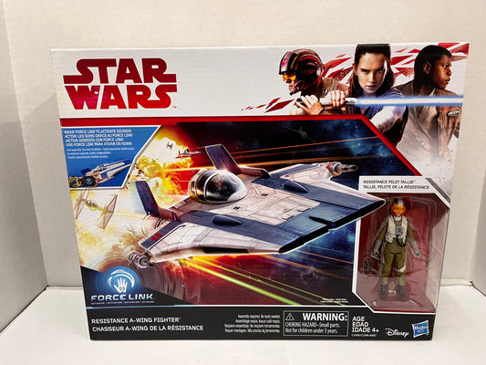 Hasbro Star Wars Resistance A-Wing Fighter Force Link Pilot Tallie