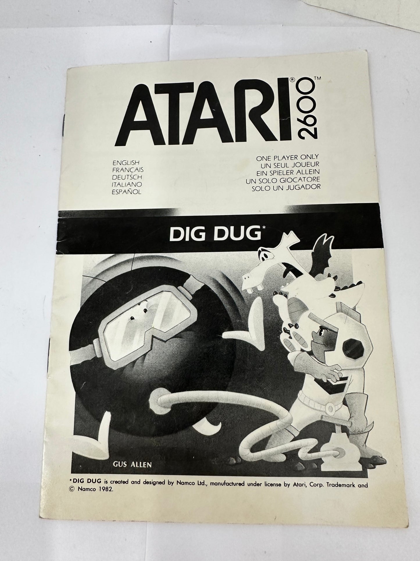 Lot of 4 Manuals +1 Dreamcast Disc Sleeve - Atari And Sega