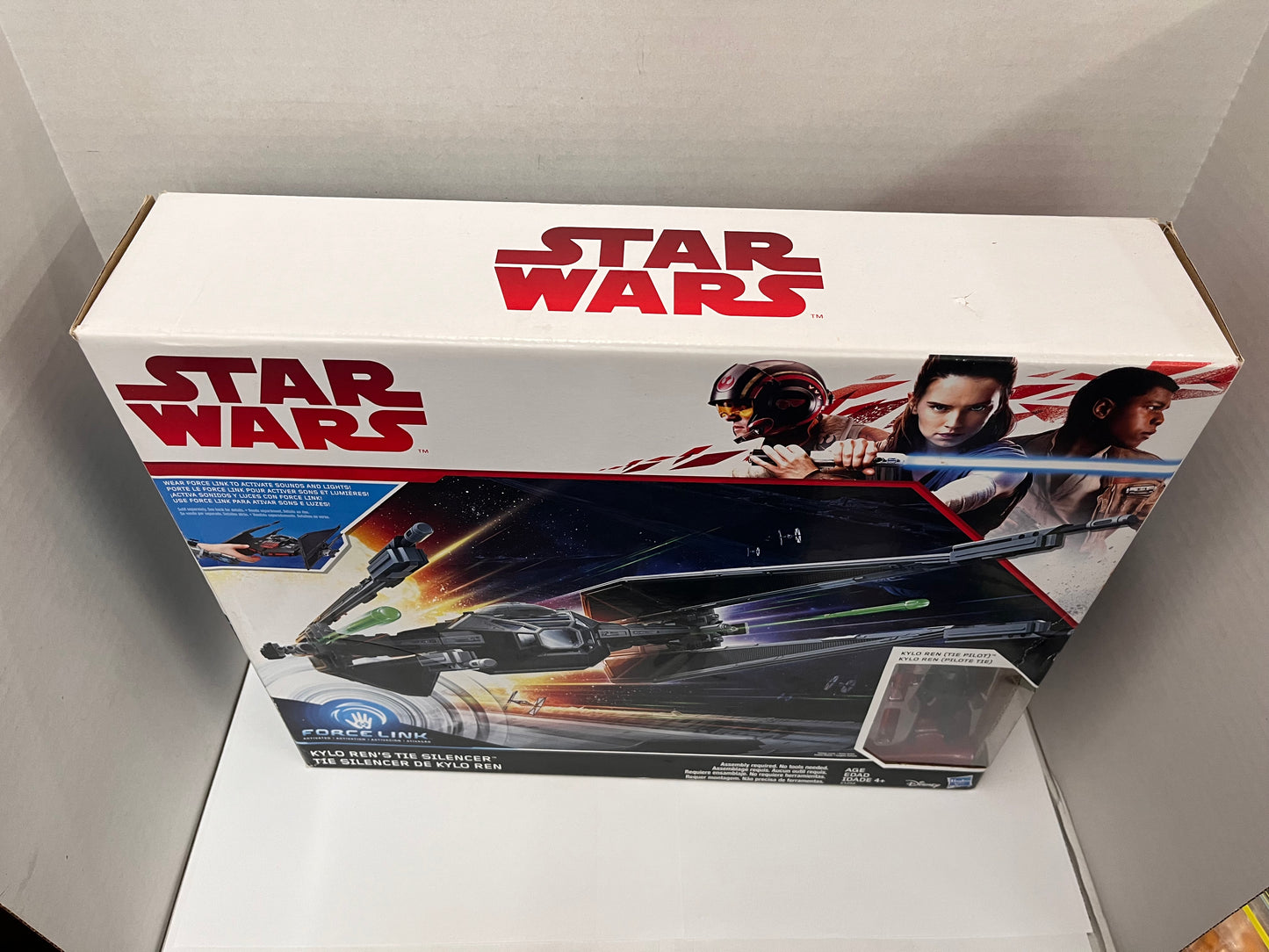 Star Wars Force Link Kylo Ren's Tie Silencer Pilot 3.75" Figure Last Jedi
