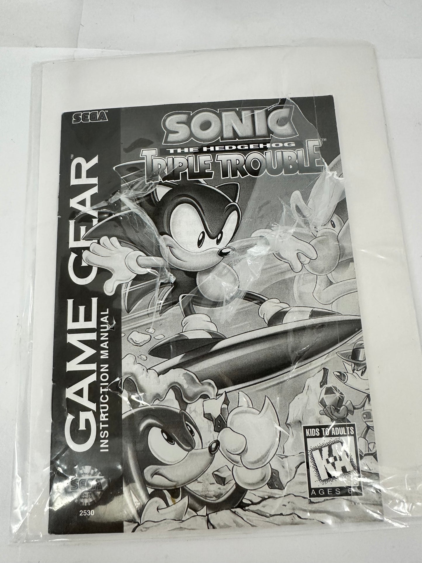 Lot of 4 Manuals +1 Dreamcast Disc Sleeve - Atari And Sega