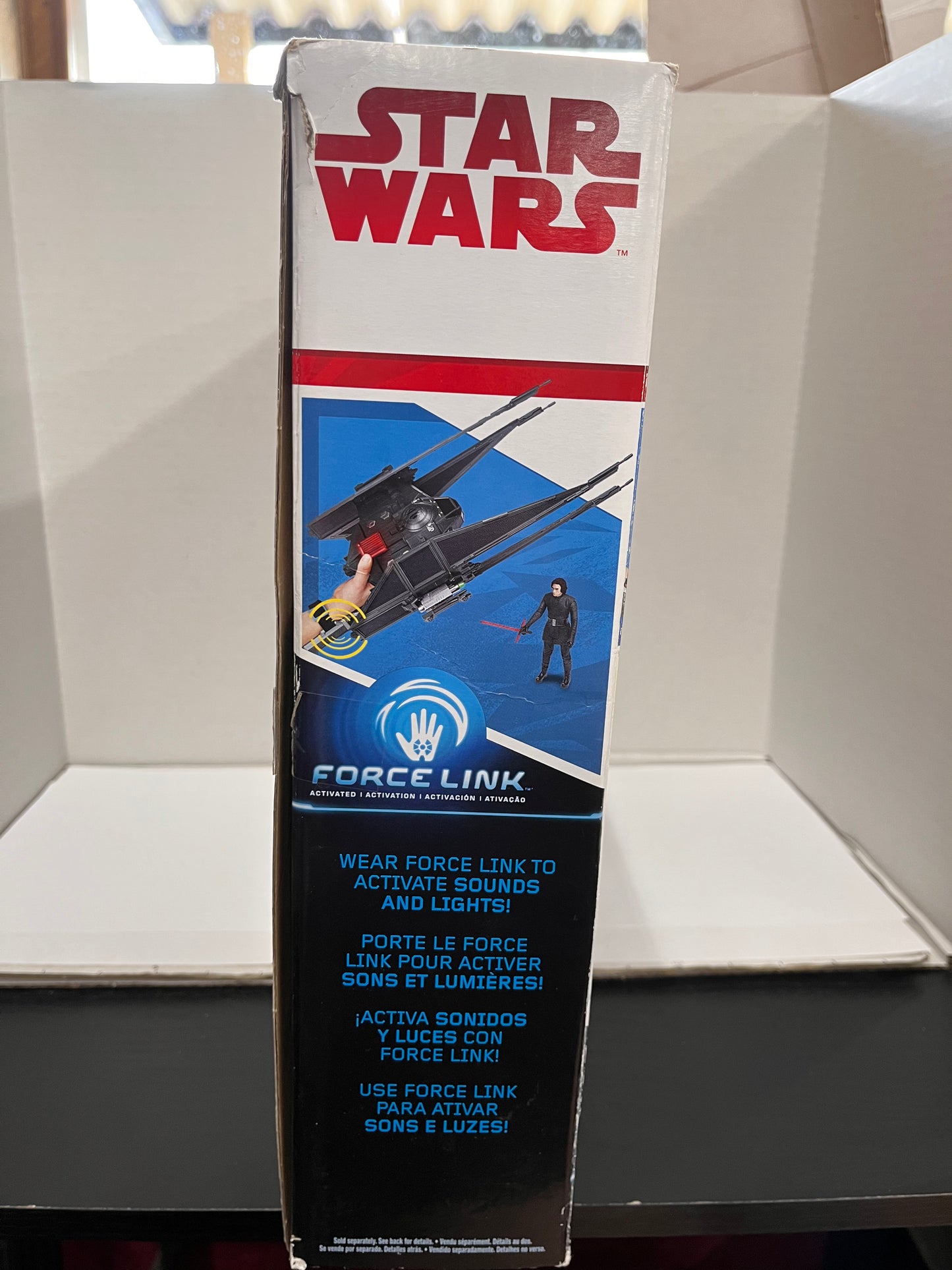 Star Wars Force Link Kylo Ren's Tie Silencer Pilot 3.75" Figure Last Jedi
