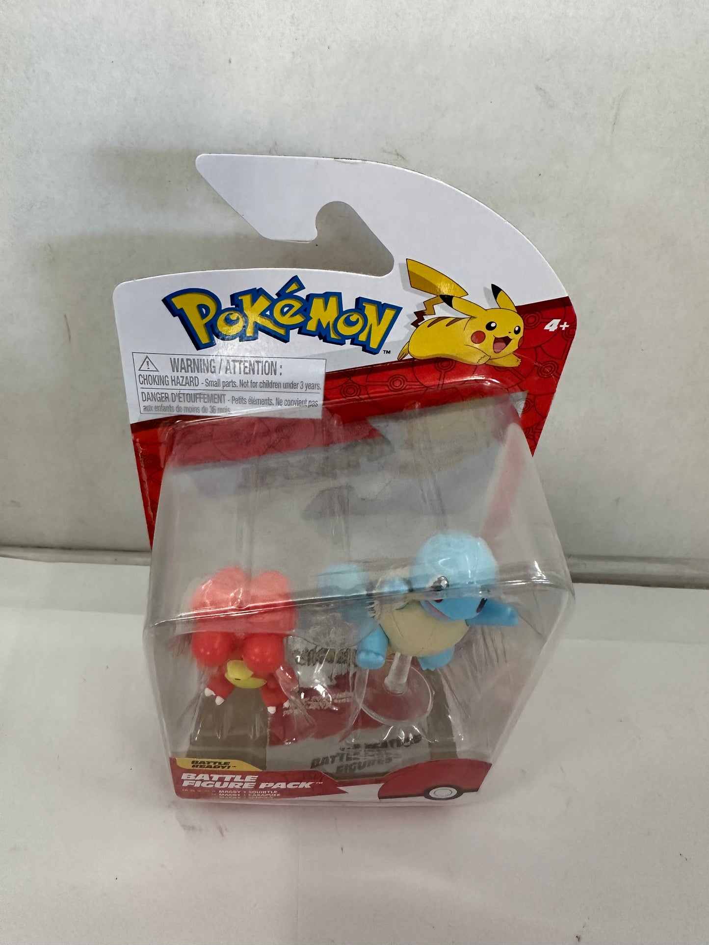 Pokemon Battle Figure Pack Magby & Squirtle 2024 Toys Jazwares