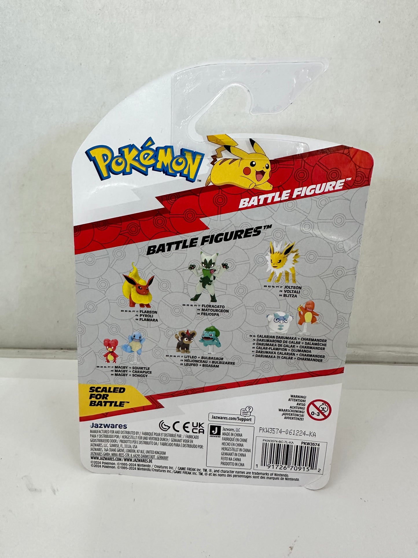 Jazwares Pokemon Battle Ready Figure Jolteon