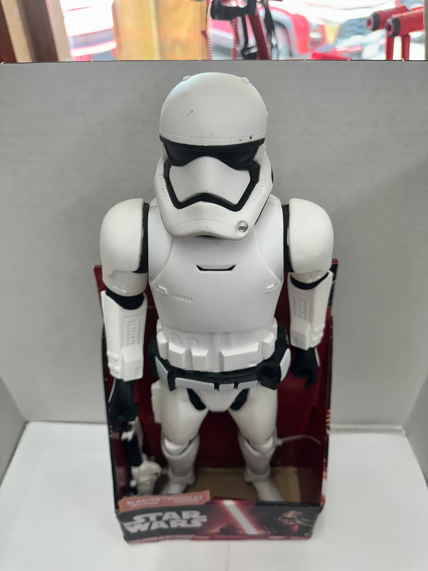 Jakks 2015 Disney Star Wars 18" First Order Stormtrooper Figure w Blaster