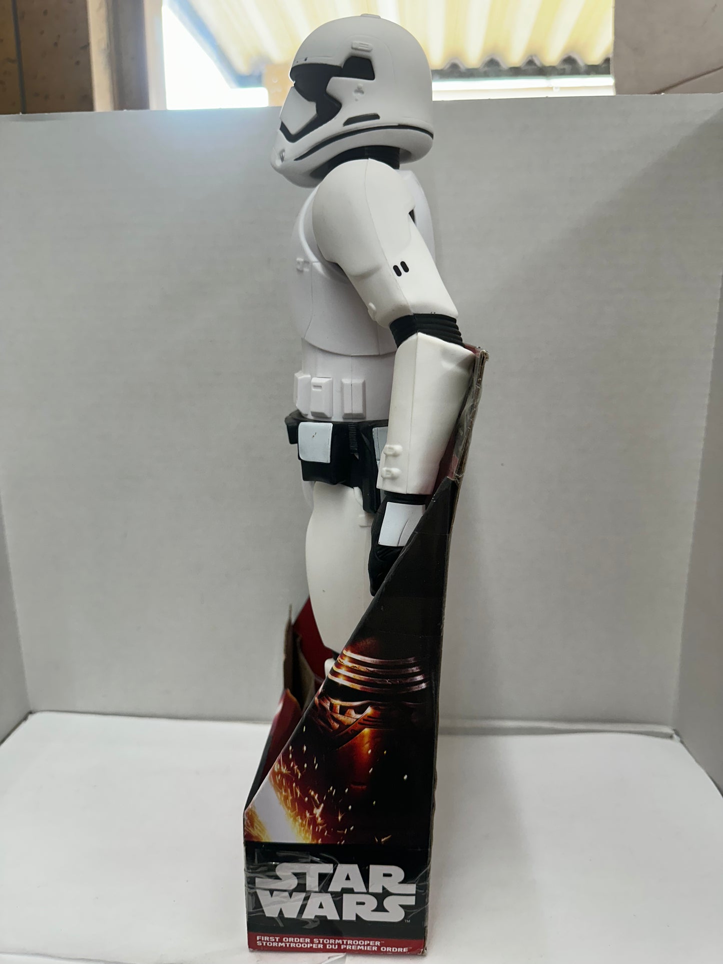Jakks 2015 Disney Star Wars 18" First Order Stormtrooper Figure w Blaster