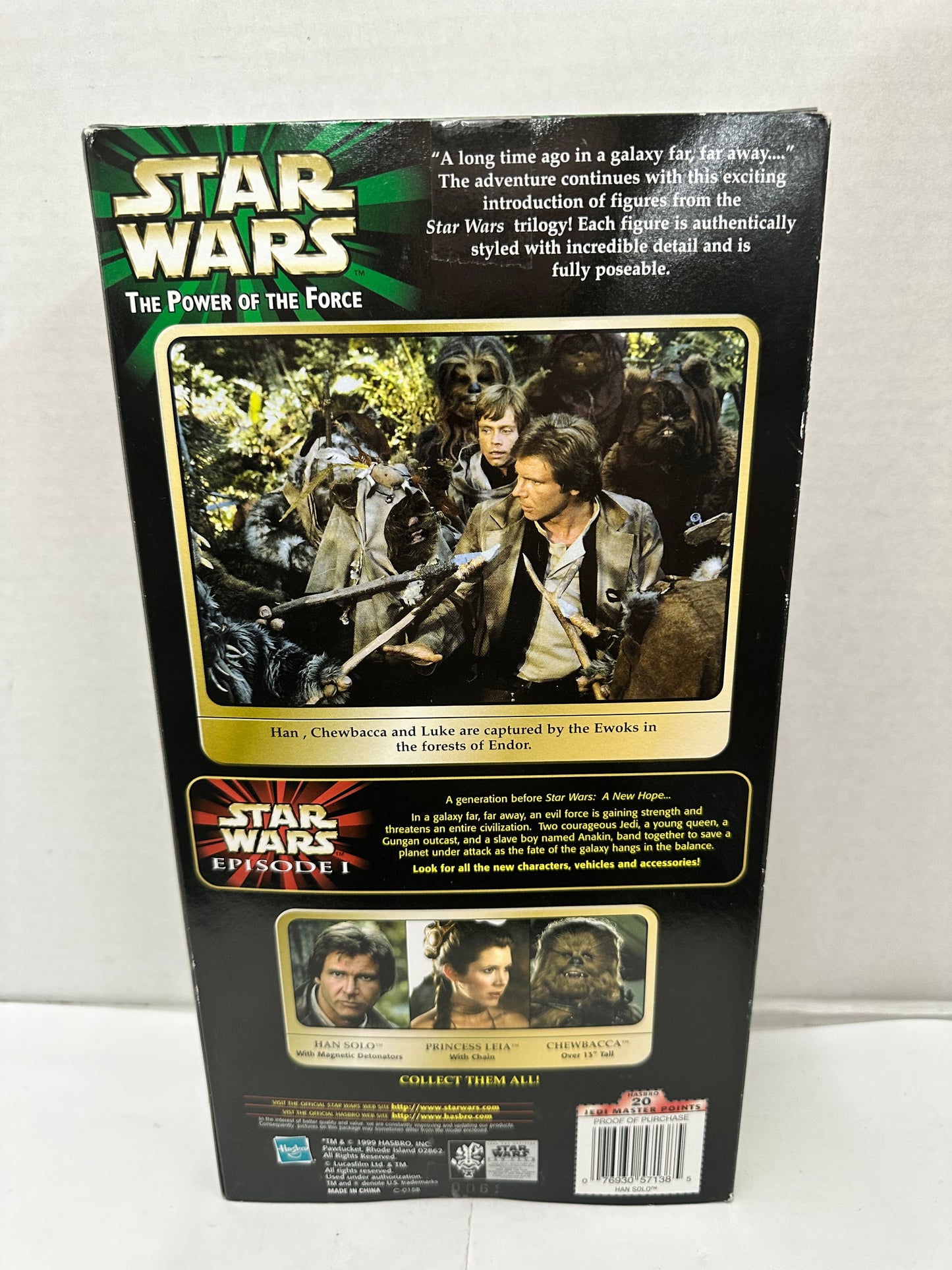 Star Wars Han Solo Action Figure with Magnetic Detonators - Power of the Force