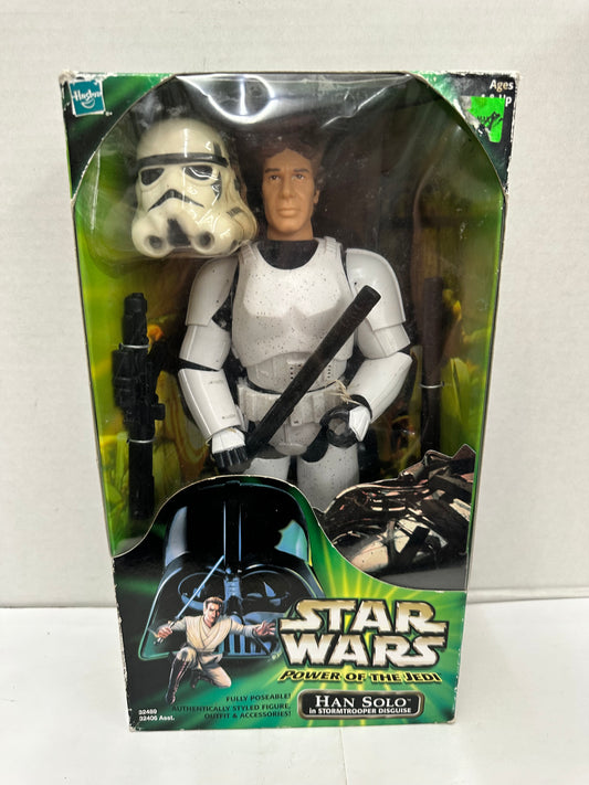Star Wars Power of the Jedi POTJ 12" Inch Han Solo in Stormtrooper Disguise