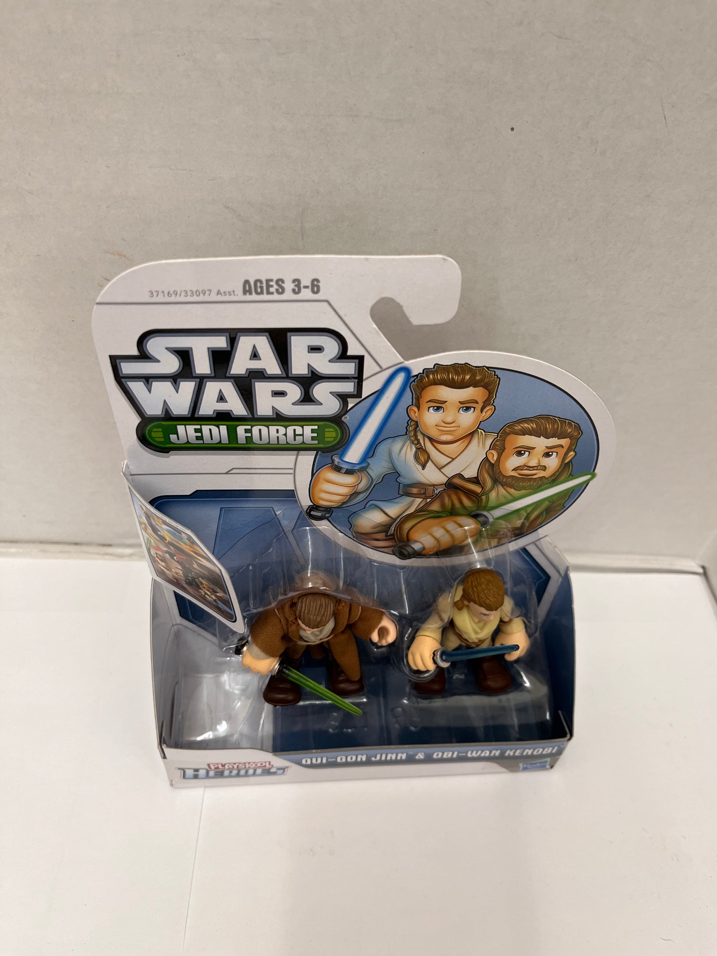Star Wars Playskool Heroes Jedi Force Qui-gon Jinn & Obi-wan Kenobi
