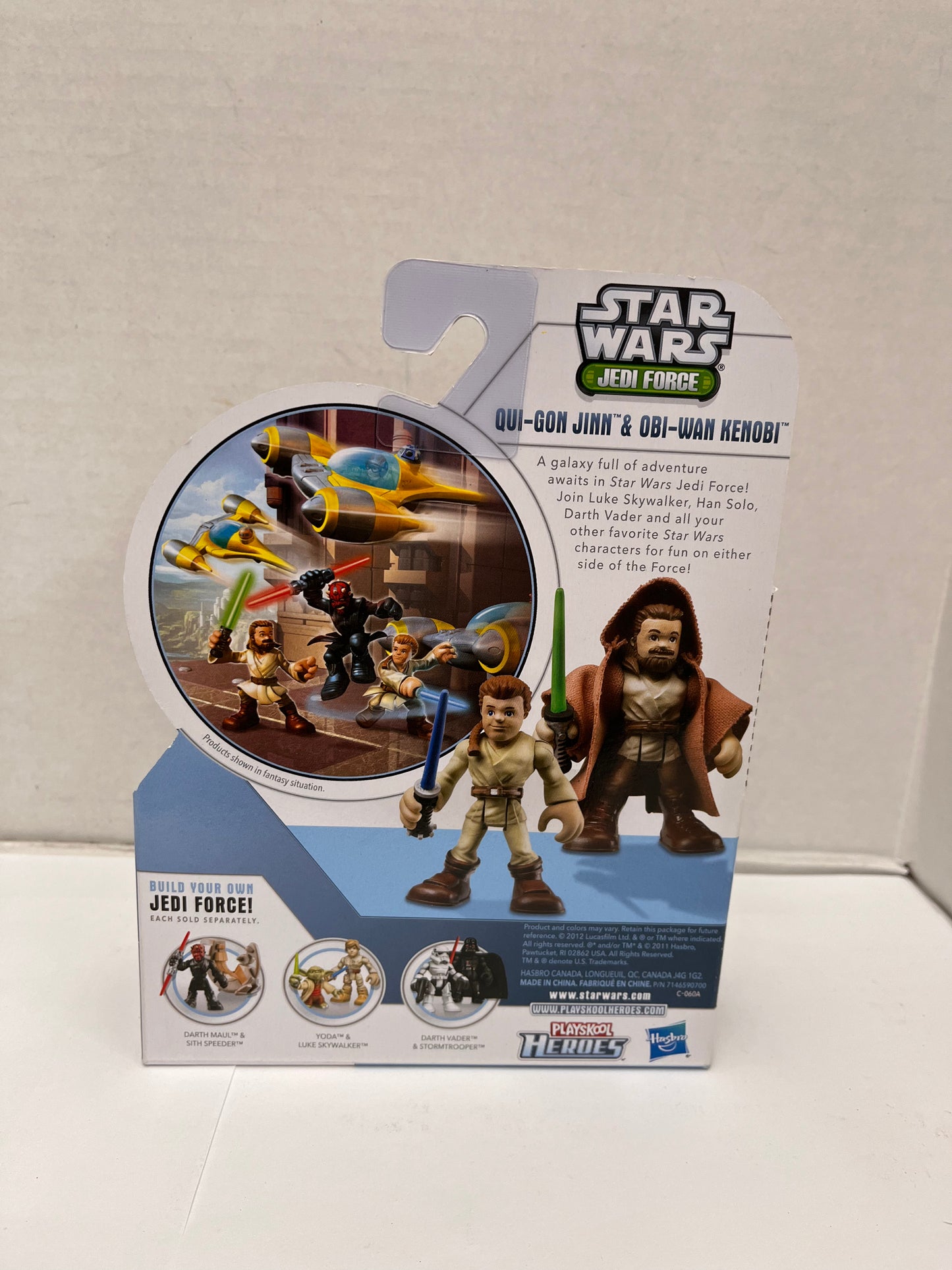 Star Wars Playskool Heroes Jedi Force Qui-gon Jinn & Obi-wan Kenobi