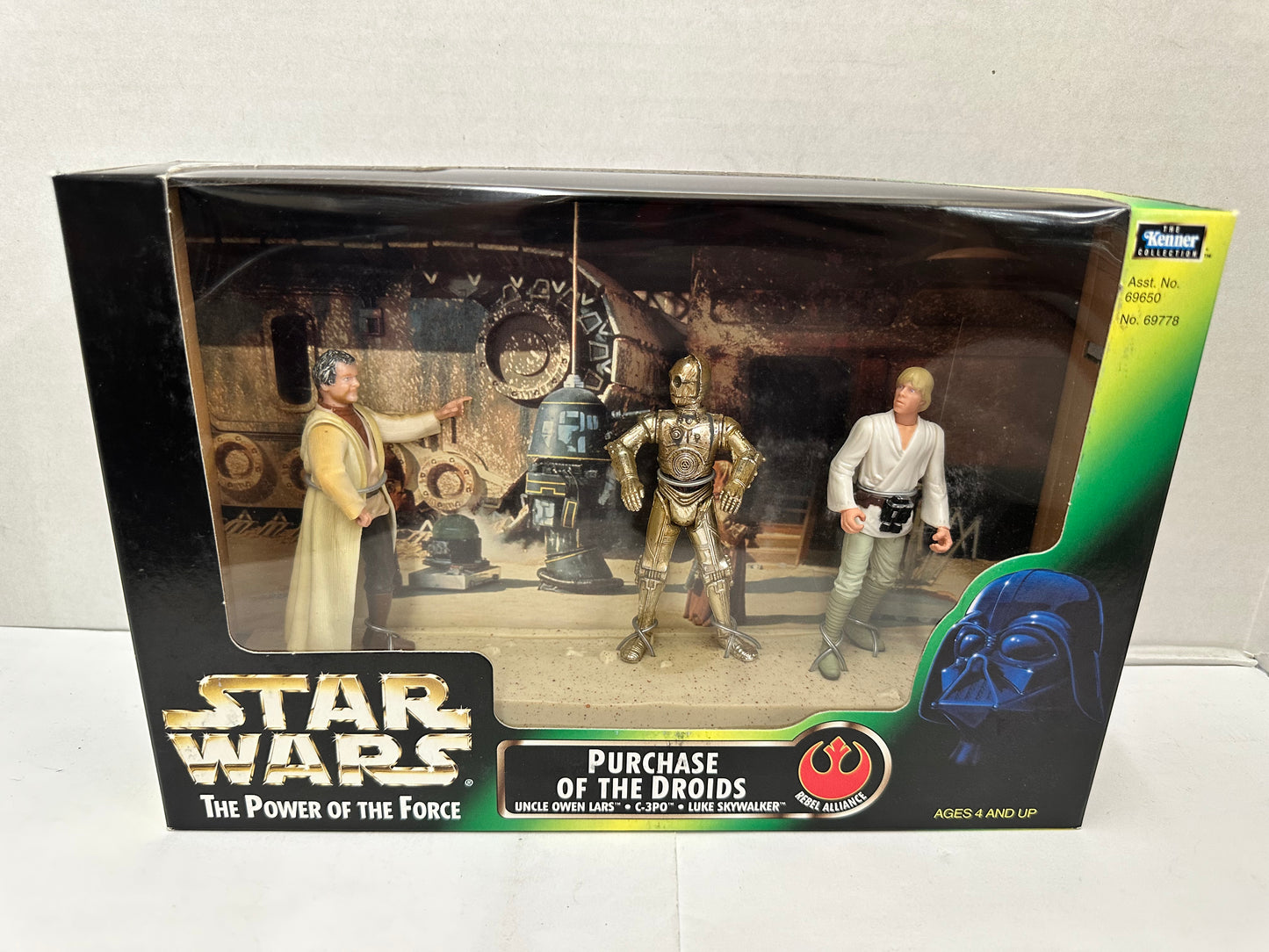 Star Wars POTF2 Figures Purchase Of The Droids: Uncle Owen C-3PO Luke Skywalker