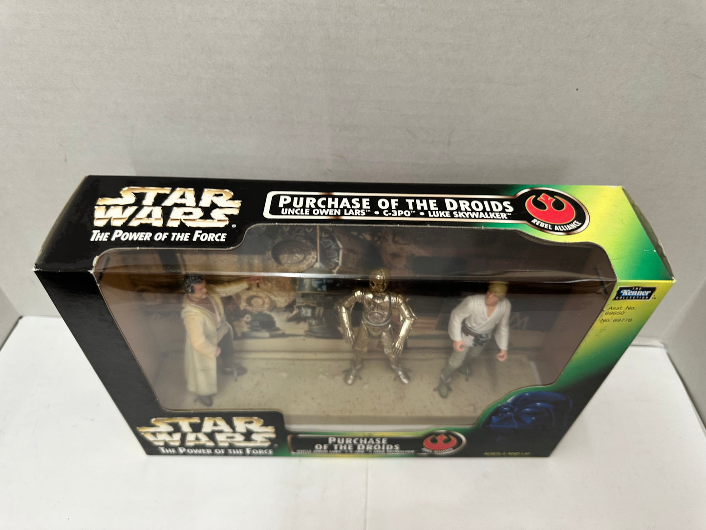 Star Wars POTF2 Figures Purchase Of The Droids: Uncle Owen C-3PO Luke Skywalker
