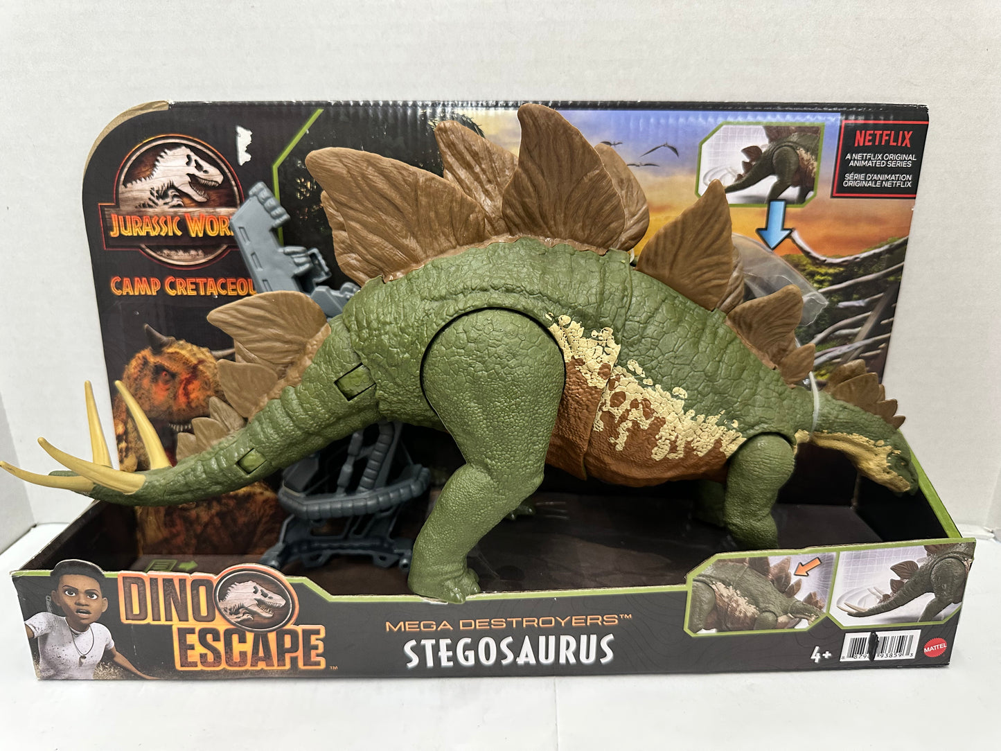 Mattel Jurassic World Dino Escape Mega Destroyers Stegosaurus Dinosaur