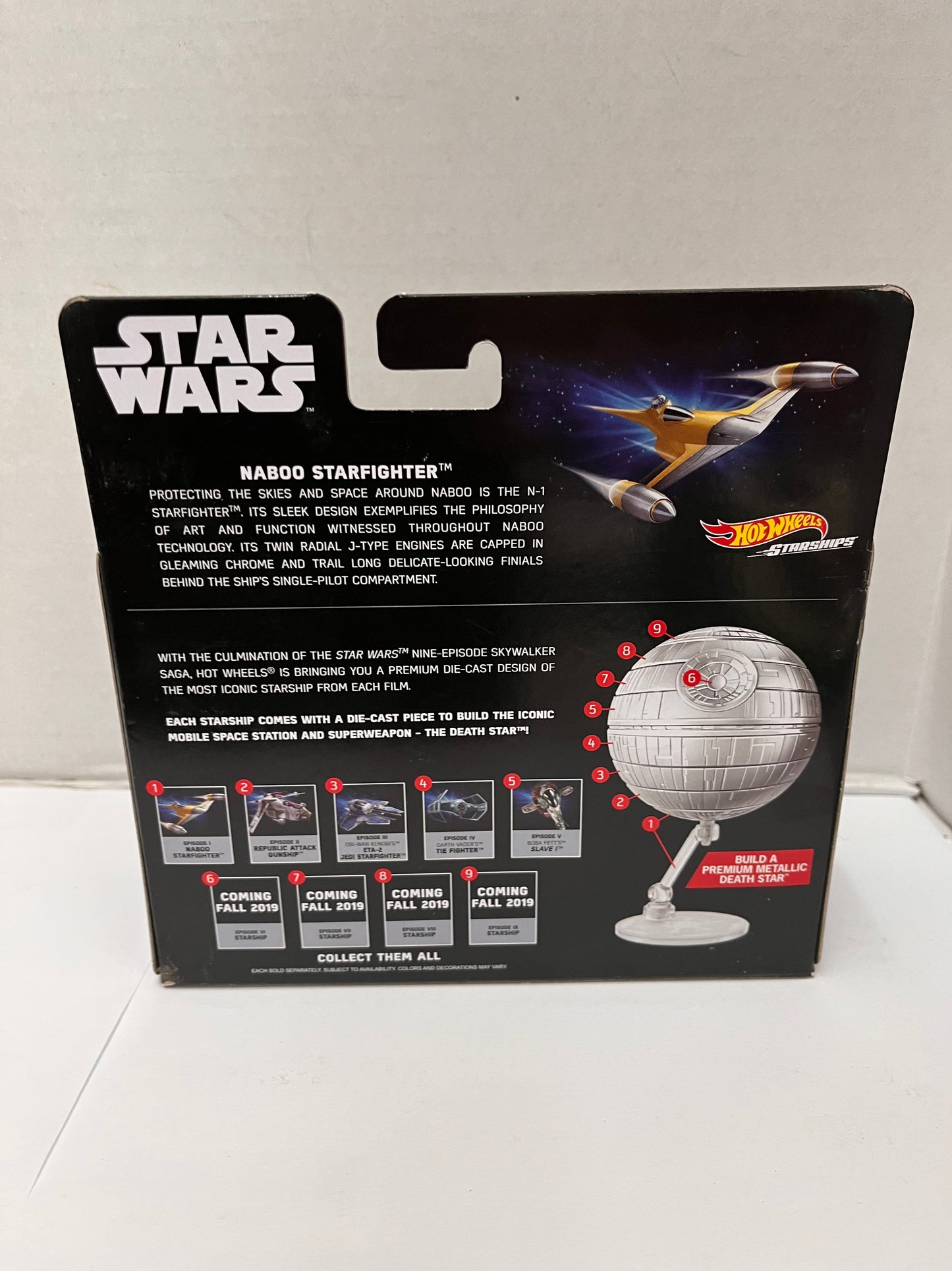 Hot Wheels Starships Star Wars Commemorative Series 1/9 Naboo Starfighter