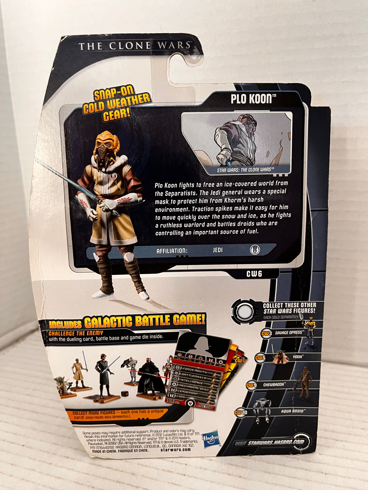 Star Wars Clone Wars Figure Plo Koon with Cold Weather Gear