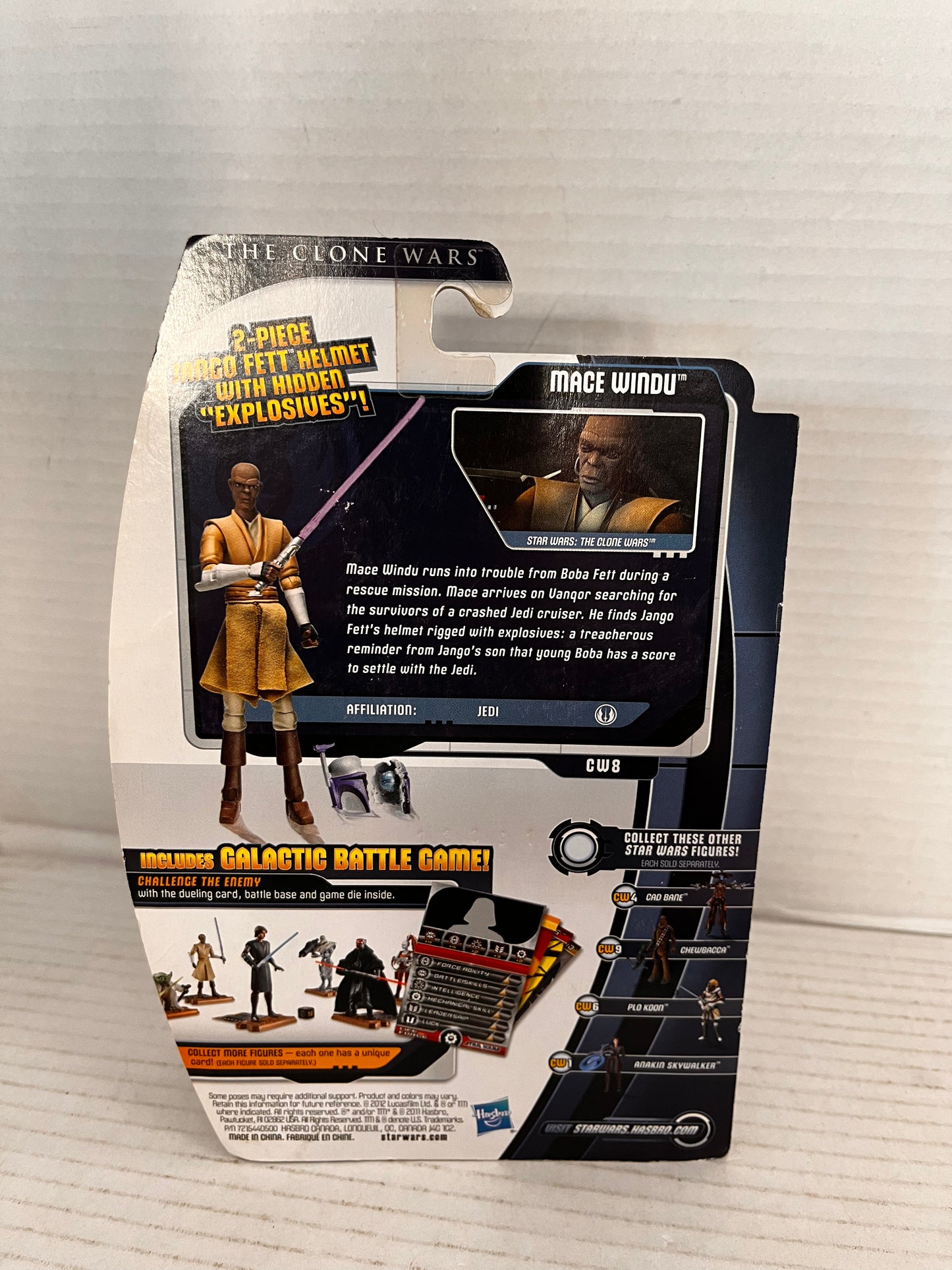 MACE WINDU STAR WARS THE CLONE WARS FIGURE