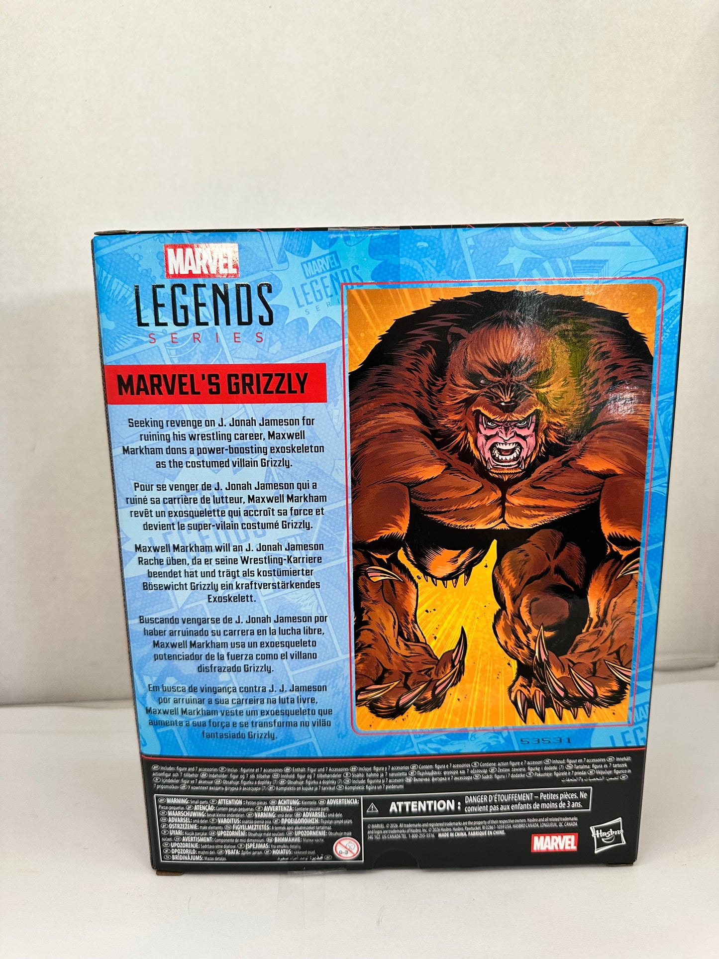 Marvel Legends Spider-Man Series Grizzly Action Figure