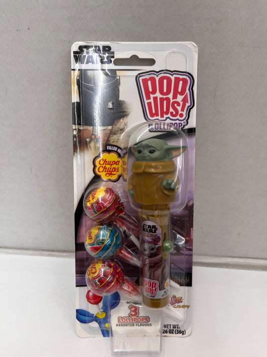 Pop Ups Star Wars Lollipop Holder Grogu Sealed!!