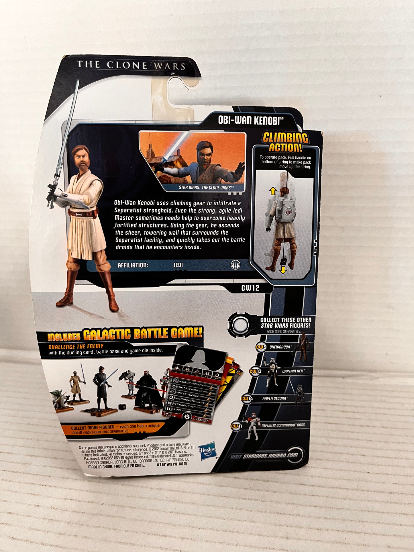 Star Wars The Clone Wars 2008 Obi-Wan Kenobi Hasbro