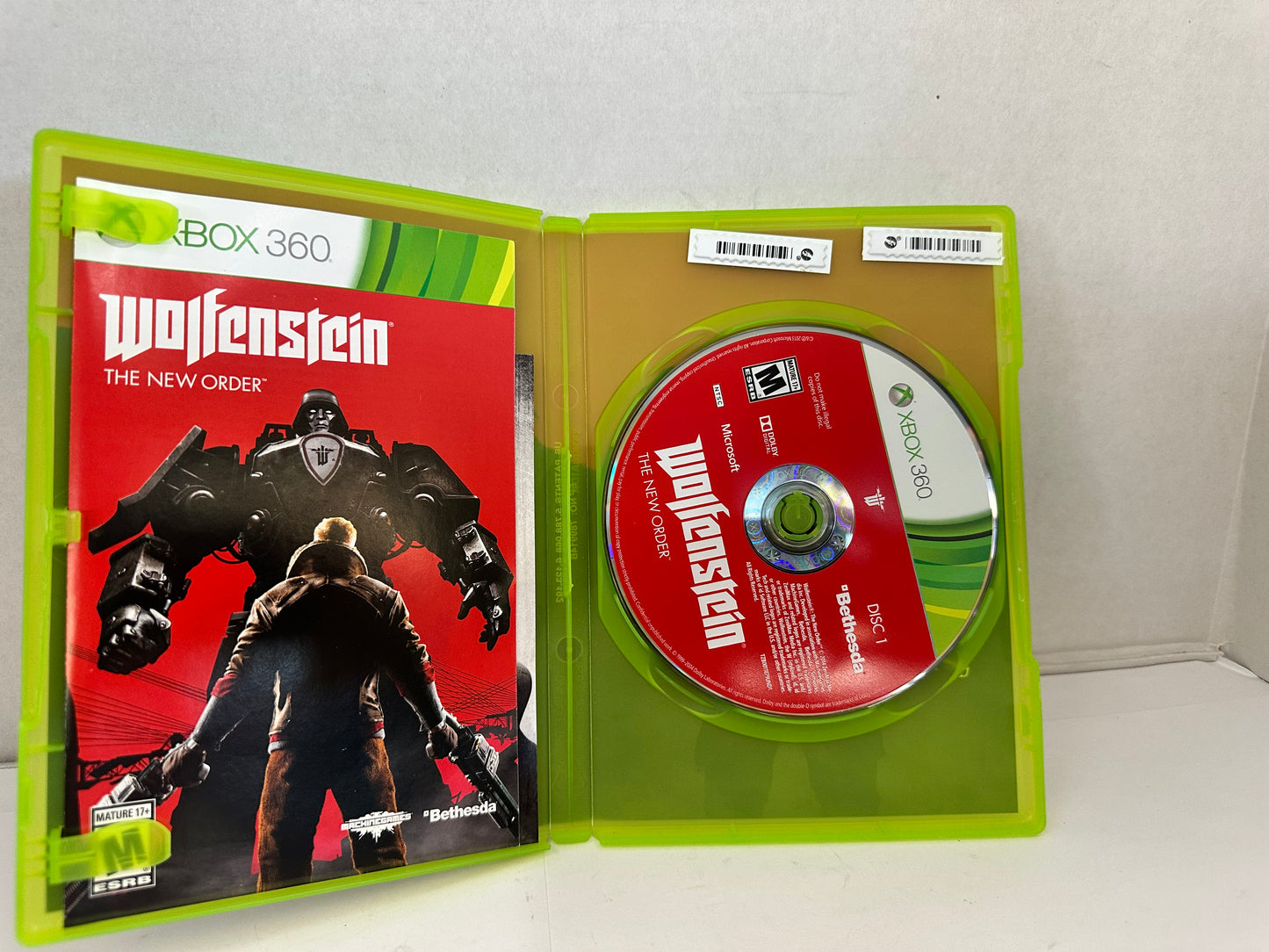 Wolfenstein: The New Order (Xbox 360) CIB COMPLETE & TESTED