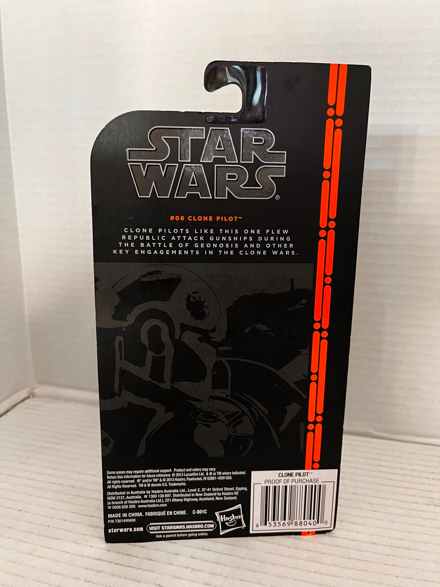 Star Wars The Black Series (2013) Clone Pilot Action Figure #08