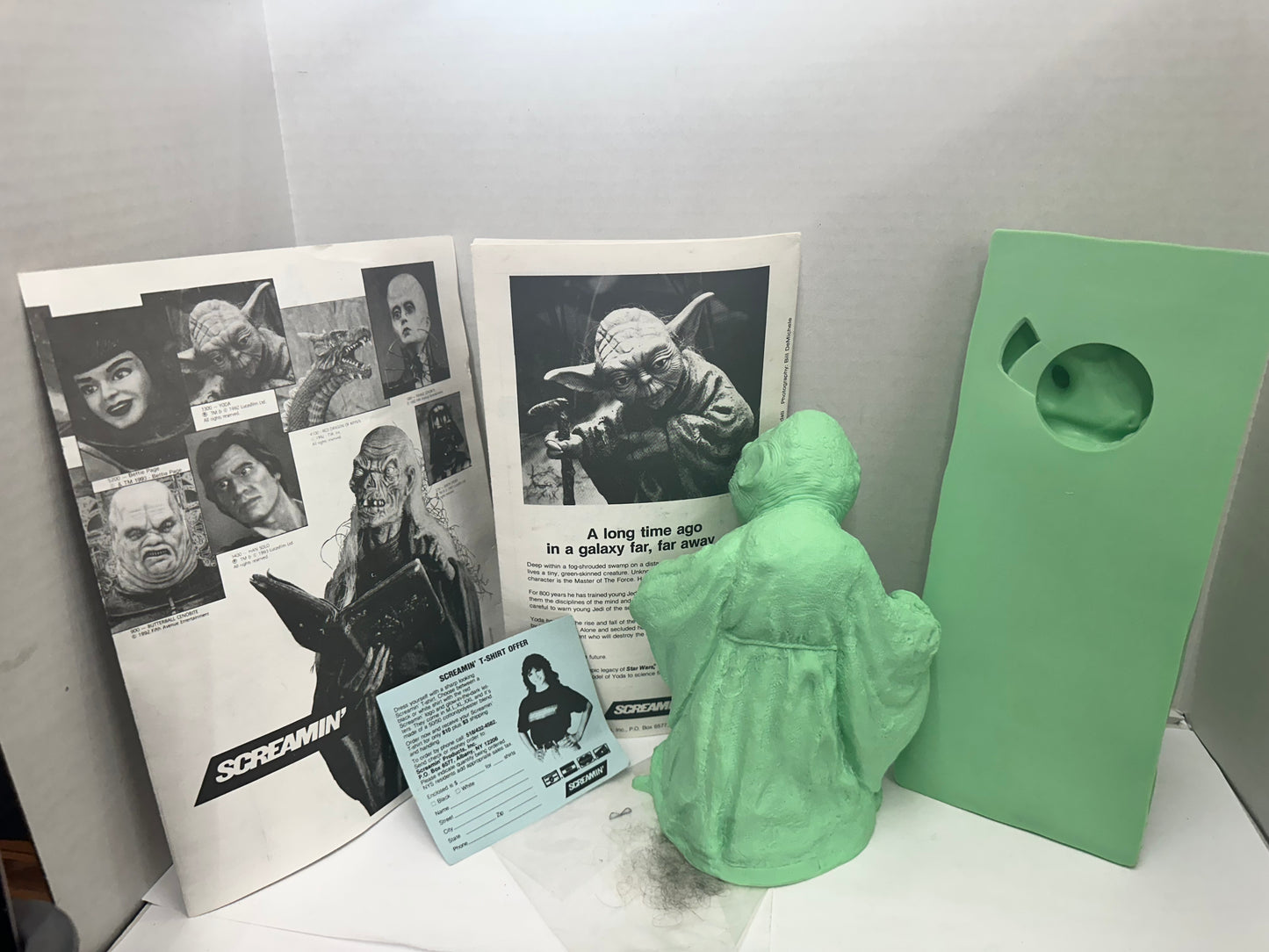 VINTAGE STAR WARS YODA SCREAMIN PRODUCTS MODEL KIT