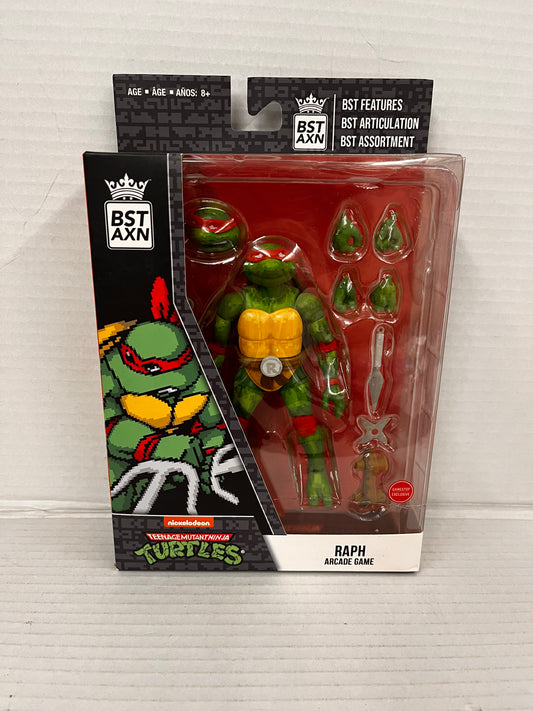 BST AXN TMNT Teenage Mutant Ninja Turtles Mikey Michelangelo Arcade Game Figure