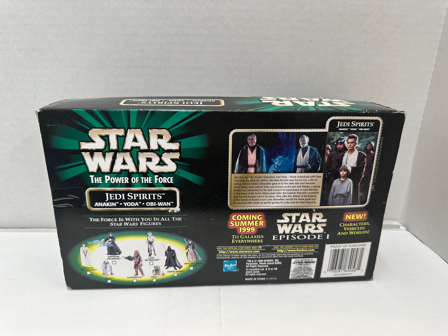 Star Wars The Power of the Force Jedi Spirits Action Figures 1998 Hasbro NEW