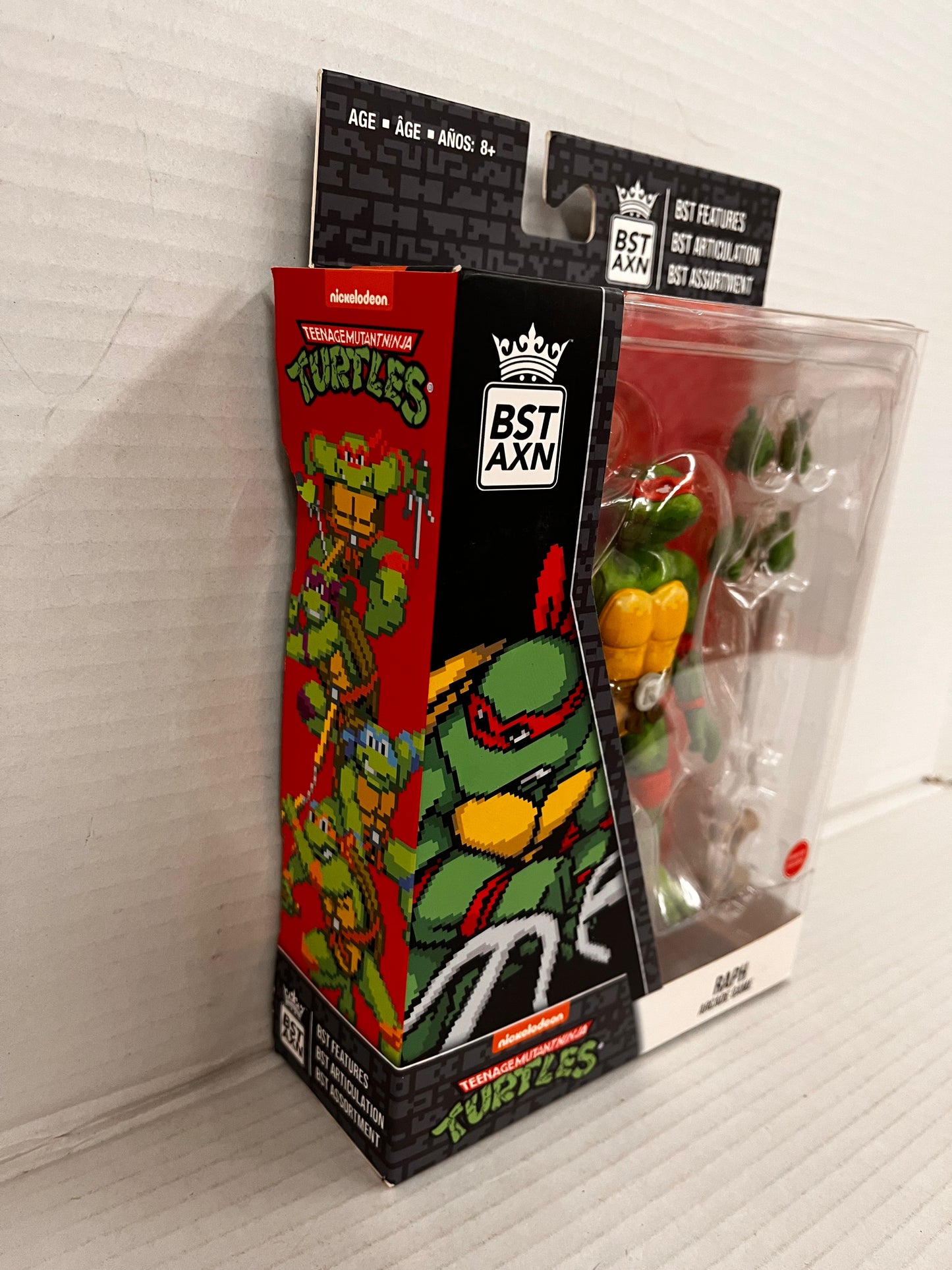 BST AXN TMNT Teenage Mutant Ninja Turtles Mikey Michelangelo Arcade Game Figure