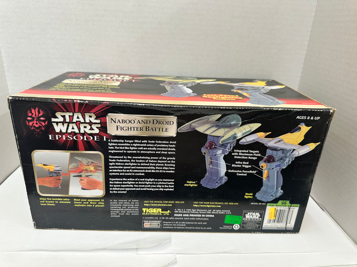 1999 Star Wars Ep 1 NABOO & DROID FIGHTER BATTLE