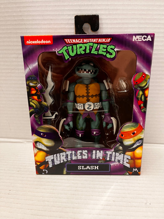 Teenage Mutant Ninja Turtles Slash Turtles In Time Action Figure 2021 NECA New