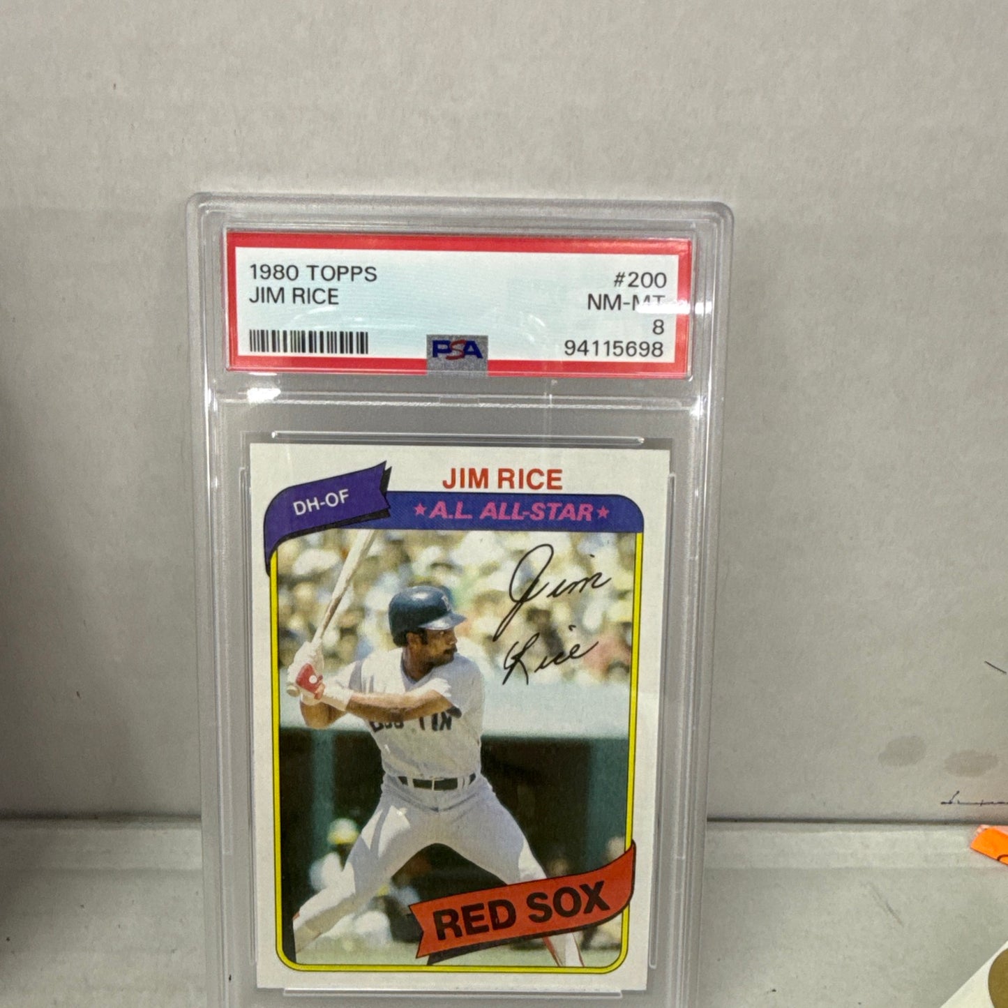 1980 Topps - Jim Rice #200 PSA 8