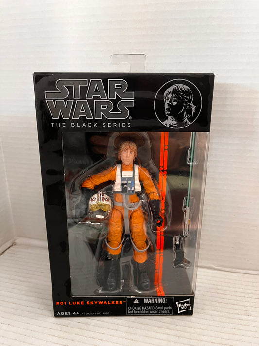 Hasbro Star Wars Black Series 6-inch Figure Luke Skywalker X-Wing Pilot, #01