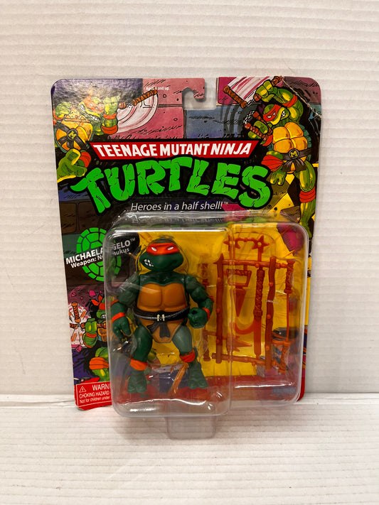 TMNT Retro Michaelangelo Figure Playmates Teenage Mutant Ninja Turtles